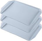 Boot Tray 3 Pack Shoe Mat Plastic Shoe Mat Tray for Garden, Bedroom, Entrance Area, Garage Boot Tray,Blue by Unknown