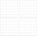 PATIKIL 12x12 Inch Wall Grid Panel, 4 Pcs Metal Wire Photo Wall Decorative Grid for Photo Display Hanging Picture Memo Home Decorations, White by PATIKIL