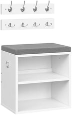 HOOBRO Shoe Storage Bench with Cushion, Entryway Bench by HOOBRO