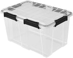 Sterilite Gasket Storage Box with Lids for Home & Office, 54 Quart, 16-Pack - Image 4
