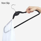 aheetech Velvet Hangers 100 Pack, Non-Slip Cascading Hangers, Swivel Hook - Image 3