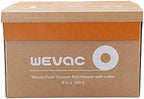 Wevac 8” x 150’ Food Vacuum Seal Roll Keeper with cutter, Ideal Vacuum Sealer Bags for Food Saver, BPA Free, Commercial Grade, Great for storage, meal prep and Sous Vide (8" x 150') (Pack of 2) - Image 4