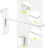 Polmart Heavy Duty 4" Gridwall/Grid Panel Hooks, White (24-Pack, 4-inch) - Image 3