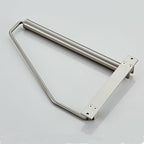 Folding Wall Mounted Clothes Hanger Rack Clothes Hook Solid Brass with Swing Arm Holder Clothing Hanging System Closet Storage Organizer Heavy Duty Drying Rack Wall Mount,Brushed Nickel - Image 7