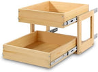 Mulush Pull Out Cabinet Organizer 23''W×21''D×16''H Slide Out Drawer by Mulush