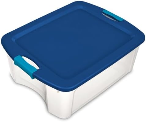 Sterilite Latch and Carry, Plastic Storage Bins w/Lids, 12 Gallon, 18-Pack by Sterilite