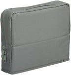 KOKUYO Pencil Case Pouch, Haco-Biz Standing Pen Pouch Bag, Foldable Stand up Pencil Holder Organizer, Large Capacity Portable Pencil Box for Office Supplies, Gray - Image 5