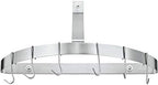 Cuisinart Chef's Classic Half-Circle Wall-Mount Pot Rack, Brushed Stainless by Cuisinart