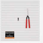 FRAYSCENT Slat Wall Paneling Garage Slat Wall Storage Systems Slatwall Panels Power Tool Organizer Wall Mount, PVC Garage Storage & Organization Products Slate Board (White, 4ft x 4ft) by FRAYSCENT