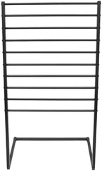 Scarf Display Stand, 10 Tier Metal Scarf Holder Organizer, Scarf Hanger Scarf Holder Scarf Organizer Belt Organizer Pants Rack Scarf Rack for Commercial Clothing Retail Store (Black, 80cm) - Image 5