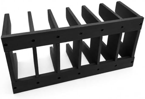 Pot Organizers Inside Cabinet – Pot Lid & Plate Rack for Cabinet, Multi-Use Storage for Lid Organizer Inside Cabinet - Cutting Boards, Baking Sheets & Trays - Fits Under Cabinet or Drawer (Black) - Image 2