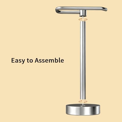 YUMORE Hand Towel Holder Stand Countertop, Pro Silver - Image 6