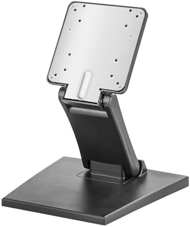 Adjustable Foldable Single Monitor Mount, Low Profile VESA Monitor Desk Mount 75x75mm & 100x100mm, Fits 10-27 Inch LCD Touch Screens by Feising