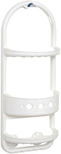 Zenith Products Frosted Plastic Over The Shower Caddy by ZennaHome