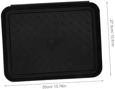 3pcs Square Boot Tray Set Waterproof Plastic Shoe Storage Tray for Indoor and Outdoor Use Large Utility Mat for Hallway Entryway and Car Trunk - Image 3