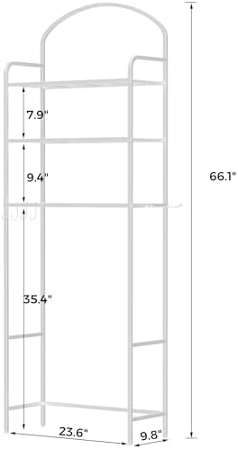 3 Tier Over The Toilet Storage Rack, Bathroom Organizer - Image 3