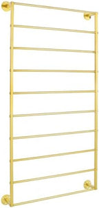 Wall Mounted Scarf Rack 23.6"×47.2", Wall Wrapping Paper Ribbon Organizer, Tie Scarf Rack Belt Towel Holder Metal Shelving Rack for Flower Shop Retail Store (Gold) - Image 5