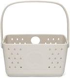 Parker Baby Co. Quick-Dry Bath Caddy Organizer with Handle - Snow, Regular by ParkerBabyCo
