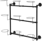 9Pcs Hat Hooks Wire Grid Wall Hat Holder, 3 Tier Hat Display Multiple Hooks for Gridwall for Retail Cloth Wardrobe Capacity 22.05 lbs - Image 7