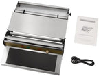 Hand Wrapping Machine, 110V 270W Cling Film Packaging Machine, 17.72In Width Heating Film Wrapper, Hand Food Wrap Film Dispenser for Supermarket, Fruit Store, Seafood Market, Household - Image 6