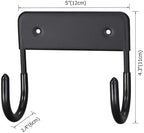 Multifunctional Stainless Steel Wall Mounted Ironing Board Hook Rack Dryer Storage Rack Practical Storage Rack Saves Space(Black) - Image 2