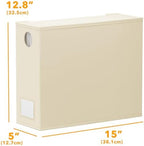 SpaceAid 12 Pack Bed Sheet Organizers and Storage, Foldable Organizer for Linen Closet, Set Folder Keeper With Window XL (Queen & King Size) Bedding Container (Beige) - Image 7