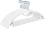 MIZGI Premium Velvet Hangers 50-Pack,No Shoulder Bump Hangers W/Tie Bar Ultra Thin Space Saving Non Slip Hanger Heavy Duty Felt Rounded Clothes Hanger for Sweaters,Coat,Jackets,Pants,Shirts by MIZGI