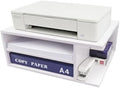 SONGWAY Printer Stand with Storage for Desk - Desktop Printer Shelf, Monitor Stand Riser, Desk Paper Storage Organizer for Home Office by SONGWAY