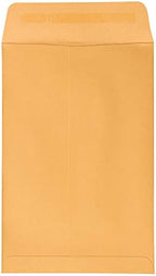 JAM PAPER 6 x 9 Open End Catalog Envelopes with Peel and Seal Closure - Brown Kraft Manila - Bulk 250/Box - Image 3