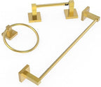 RUACQ Bathroom Accessories, 3-Piece Bathroom Hardware Set, Brushed Gold - Image 7