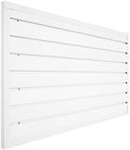 FRAYSCENT Slat Wall Paneling Garage Wall Organizer, Slatwall Panels Garage Tool Organizer Wall Mount Garage Slat Wall Storage Systems, Slat Board PVC Wall Panels Garage Storage (White, 4ftx2ft) by FRAYSCENT