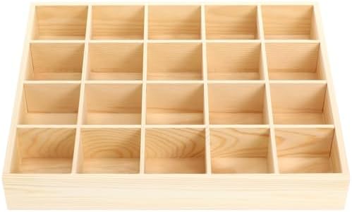 Cabilock Wooden Drawer Organizer Divider, 20-Compartment Sock and Underwear - Image 5