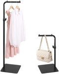 L-shaped Clothes Rack 64-inch Metal Clothing Stand Heavy-Duty Coat Rack by Unknown