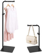 L-shaped Clothes Rack 64-inch Metal Clothing Stand Heavy-Duty Coat Rack by Unknown