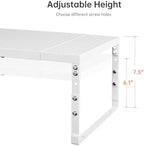 Cabinet Shelf,Expandable Adjustable Stackable Kitchen Organizer,for cabinets, Kitchens, countertops, bathrooms Shelf Organizer(3Packs/White,Large) - Image 4