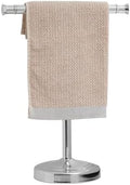 RUMOSE Polished Chrome Hand Towel Holder Stand Countertop Towel Rack by RUMOSE