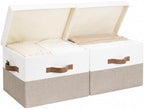 StorageWorks Fabric Storage Bins with Lids, Closet Storage Bins by StorageWorks