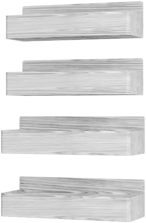 Mystozer Magnetic Spice Rack for Refrigerator Wood White, 4 Pack - Image 5