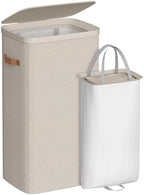 SONGMICS Laundry Basket, 100L Laundry Hamper with Lid, 1 Removable Bag by SONGMICSbySONGMICSHOME