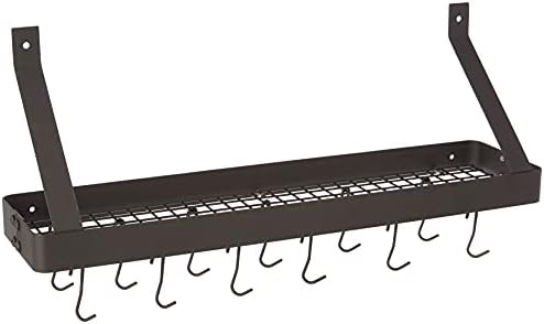 Cuisinart CRBS-36MBK Chef's Classic 37-Inch Rectangular Wall-Mount Bookshelf Rack, Matte Black - Image 3