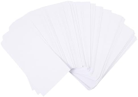 100Pcs Thickened Blank White Paper Envelopes for Business Cash Receipt Storage Tear-resistant Organizer Bags for Mailing Photo Voucher Protection by Unknown