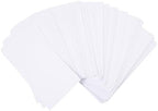 100Pcs Thickened Blank White Paper Envelopes for Business Cash Receipt Storage Tear-resistant Organizer Bags for Mailing Photo Voucher Protection by Unknown