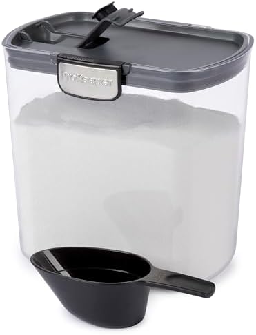 ProKeeper+ 6-Piece Airtight Food Storage Container Set – Clear Plastic Flour and Sugar Canister Set with Magnetic Accessories for Kitchen Organization - Image 6