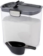 ProKeeper+ 6-Piece Airtight Food Storage Container Set – Clear Plastic Flour and Sugar Canister Set with Magnetic Accessories for Kitchen Organization - Image 6