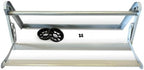 24" Wide Paper Roll Dispenser with Serrated Cutter, Wall Mount Paper Holder by MetCrafted