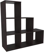 ClosetMaid Cubeicals 3-2-1 Cube Storage Shelf Organizer Bookshelf - Vertical/Horizontal, Easy Assembly - Espresso Wood Finish - Image 4