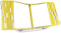 Tarifold Desktop Reference Display System, 40 Pockets, Expandable, Yellow by TARIFOLD
