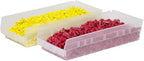 Akro-Mils 30158 Heavy Duty Plastic Shelf Bins, 18"x 8"x 4", Red, 12-Pack - Image 5
