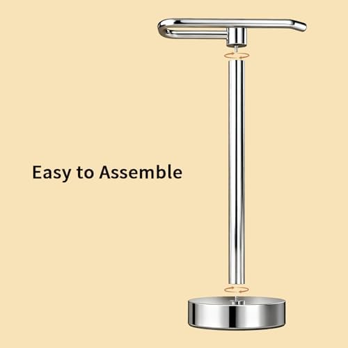 YUMORE Hand Towel Holder Stand Countertop, Pro Chrome - Image 6