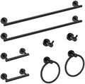 FORIOUS Bathroom Accessories, 8-Piece Bathroom Hardware Set - 24" Towel Bar by FORIOUS